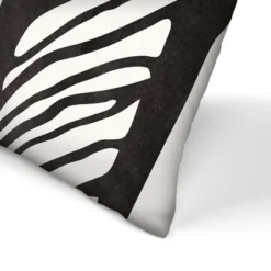 Bold Leaf Print By Modern Tropical Throw Pillow - Americanflat