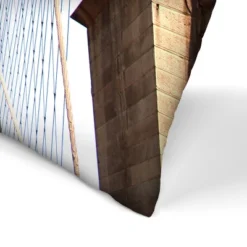 Brooklyn Bridge Poster By Tanya Shumkina Throw Pillow - Americanflat