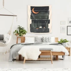 Americanflat Wish I Was Camping By NDTank Wall Tapestry