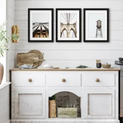 Americanflat American Dreaming By Tanya Shumkina - 3 Piece Gallery Framed Print Art Set