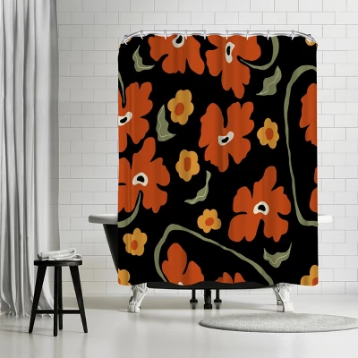 Americanflat 71x74 Floral & Botanical Shower Curtain By Miho Art Studio 12 Americanflat 71x74 Floral & Botanical Shower Curtain By Miho Art Studio - Image 12