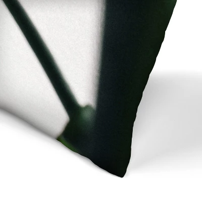 Monstera On Grey By Tanya Shumkina Throw Pillow - Americanflat 1 Monstera On Grey By Tanya Shumkina Throw Pillow - Americanflat