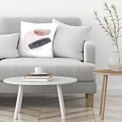 Two Stains And Stroke By Tanya Shumkina Throw Pillow - Americanflat 2 Two Stains And Stroke By Tanya Shumkina Throw Pillow - Americanflat - Image 2