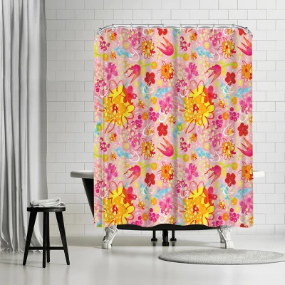 Americanflat 71" X 74" Shower Curtain By Kristine Lombardi 4 Americanflat 71" X 74" Shower Curtain By Kristine Lombardi - Image 4