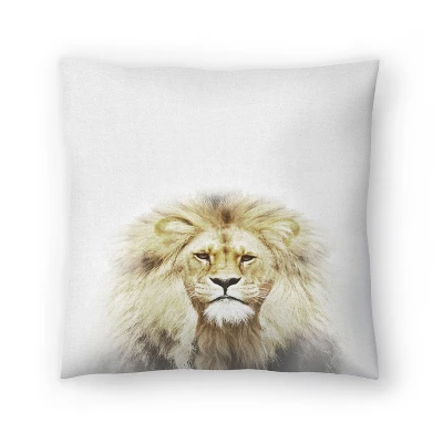 Lion By Tanya Shumkina Throw Pillow - Americanflat 5 Lion By Tanya Shumkina Throw Pillow - Americanflat - Image 5