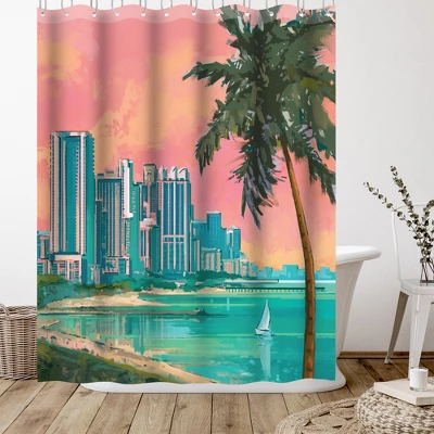 Americanflat 71" X 74" Shower Curtain Style 3 By Anderson Design Group 2 Americanflat 71" X 74" Shower Curtain Style 3 By Anderson Design Group - Image 2