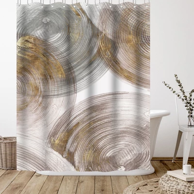Americanflat 71" X 74" Shower Curtain By PI Creative Art - Available In Variety Of Styles 2 Americanflat 71" X 74" Shower Curtain By PI Creative Art - Available In Variety Of Styles - Image 2