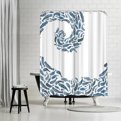 Americanflat 71" X 74" Shower Curtain Style 2 By Elena O'Neill 9 Americanflat 71" X 74" Shower Curtain Style 2 By Elena O'Neill - Image 9