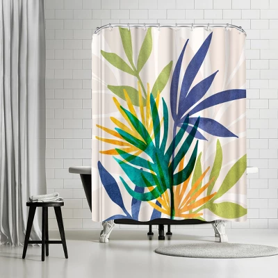 Americanflat 71X74 Abstract Shower Curtain By The Print Republic 8 Americanflat 71X74 Abstract Shower Curtain By The Print Republic - Image 8