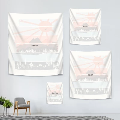 Morning By Bear River By NDTank Wall Tapestry -Americanflat 3 Morning By Bear River By NDTank Wall Tapestry -Americanflat - Image 3