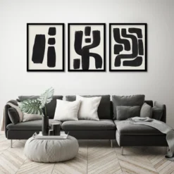 (Set Of 3) Triptych Wall Art Ink Mazes By Ejaaz Haniff - Set Of 3 Framed Prints - Americanflat 5 (Set Of 3) Triptych Wall Art Ink Mazes By Ejaaz Haniff - Set Of 3 Framed Prints - Americanflat -Americanflat GUEST 209c4361 4b82 4378 bd62 3a55ba3ad359