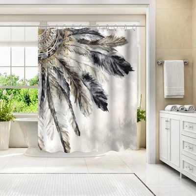 Americanflat 71" X 74" Shower Curtain Style 7 By PI Creative Art - Available In Variety Of Styles 1 Americanflat 71" X 74" Shower Curtain Style 7 By PI Creative Art - Available In Variety Of Styles