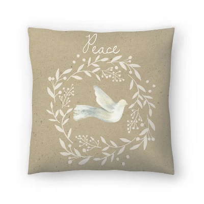 White Dove I By Pi Holiday Collection - Minimalist Throw Pillow 4 White Dove I By Pi Holiday Collection - Minimalist Throw Pillow - Image 4