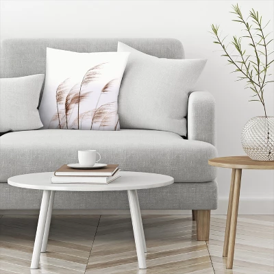 Pampas Grass By Tanya Shumkina Throw Pillow - Americanflat 2 Pampas Grass By Tanya Shumkina Throw Pillow - Americanflat - Image 2