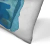 Americanflat Blue Watercolor Seaweed Painitng 2 By Jetty Home Throw Pillow