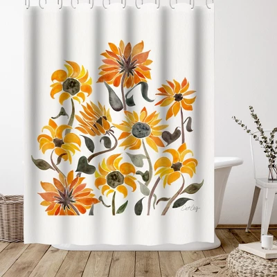 Americanflat 71" X 74" Shower Curtain Style 4 By Cat Coquillette - Available In Variety Of Styles 2 Americanflat 71" X 74" Shower Curtain Style 4 By Cat Coquillette - Available In Variety Of Styles - Image 2