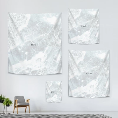 Americanflat Sea Marble By Emanuela Carratoni Wall Tapestry 3 Americanflat Sea Marble By Emanuela Carratoni Wall Tapestry - Image 3