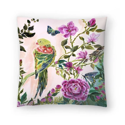 Parrot Throw Pillow By Bari J. - Americanflat 3 Parrot Throw Pillow By Bari J. - Americanflat - Image 3
