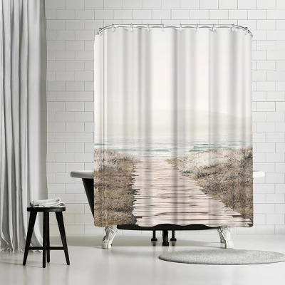 Americanflat 71" X 74" Shower Curtain By Artvir 6 Americanflat 71" X 74" Shower Curtain By Artvir - Image 6
