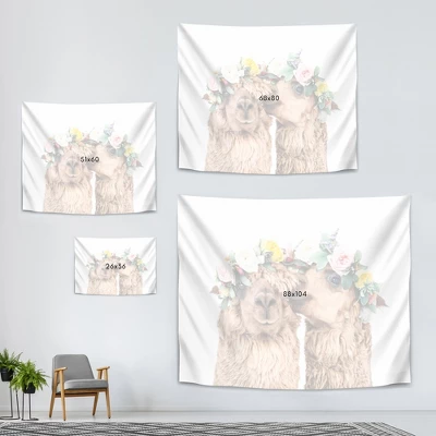 Alpaca Love By Sisi And Seb Wall Tapestry - Americanflat 2 Alpaca Love By Sisi And Seb Wall Tapestry - Americanflat - Image 2