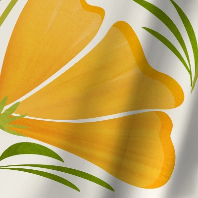 Americanflat 71" X 74" Shower Curtain, Spring Wildflowers By Modern Tropical 3 Americanflat 71" X 74" Shower Curtain, Spring Wildflowers By Modern Tropical - Image 3