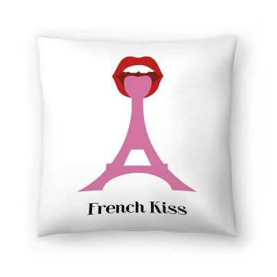 French Kiss By Atelier Posters Throw Pillow - Americanflat 4 French Kiss By Atelier Posters Throw Pillow - Americanflat - Image 4