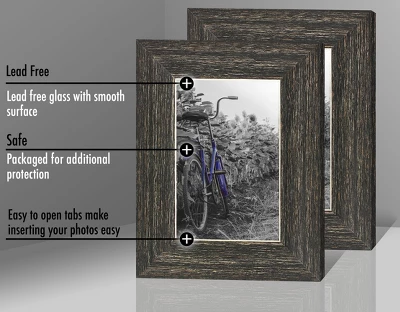 Americanflat 2 Pack Picture Frame With Polished Glass - Available In A Variety Of Sizes And Colors 3 Americanflat 2 Pack Picture Frame With Polished Glass - Available In A Variety Of Sizes And Colors - Image 3