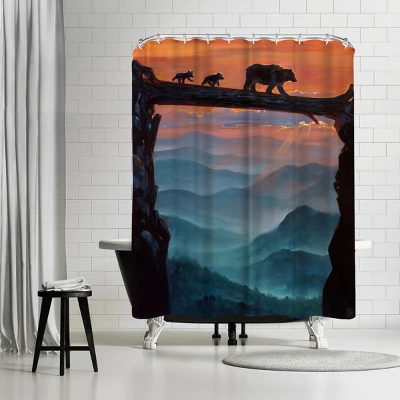 Americanflat 71" X 74" Shower Curtain Style 3 By Anderson Design Group 5 Americanflat 71" X 74" Shower Curtain Style 3 By Anderson Design Group - Image 5