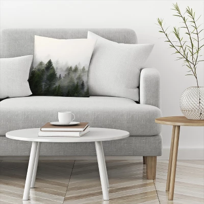 Misty Forest By Tanya Shumkina Throw Pillow - Americanflat 2 Misty Forest By Tanya Shumkina Throw Pillow - Americanflat - Image 2