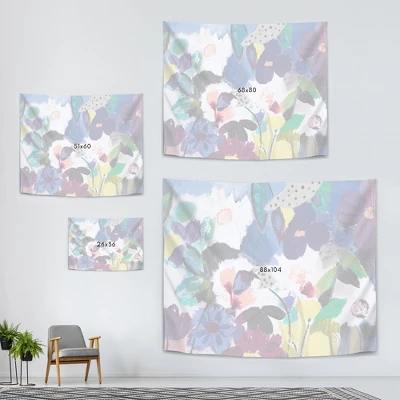 Americanflat Happy Flower Bar III By Joan E. Davis Wall Tapestry 2 Americanflat Happy Flower Bar III By Joan E. Davis Wall Tapestry - Image 2