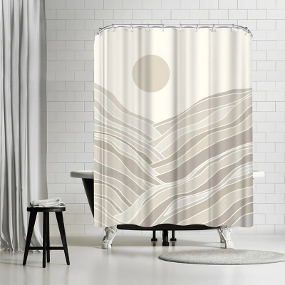 Americanflat 71" X 74" Shower Curtain Neutral Styles By Modern Tropical 10 Americanflat 71" X 74" Shower Curtain Neutral Styles By Modern Tropical - Image 10