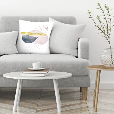 Minimalist Rain By Tanya Shumkina Throw Pillow - Americanflat 2 Minimalist Rain By Tanya Shumkina Throw Pillow - Americanflat - Image 2