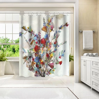 Americanflat 71" X 74" Shower Curtain Style 4 By PI Creative Art - Available In Variety Of Styles 1 Americanflat 71" X 74" Shower Curtain Style 4 By PI Creative Art - Available In Variety Of Styles