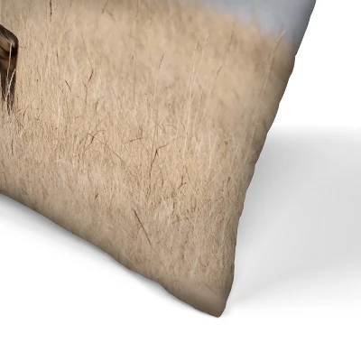 Colorado Meadow With A Deer By Tanya Shumkina Throw Pillow - Americanflat 1 Colorado Meadow With A Deer By Tanya Shumkina Throw Pillow - Americanflat