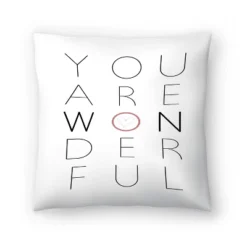 You Are Wonderful By Tanya Shumkina Throw Pillow - Americanflat 10 You Are Wonderful By Tanya Shumkina Throw Pillow - Americanflat -Americanflat GUEST 3734b9f8 9201 4b13 b9c3 fe7a7dac5e4c