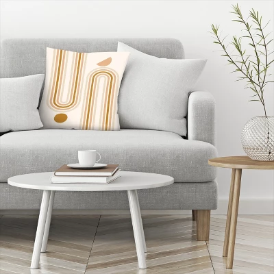 Americanflat Rainbows With Sun And Moon Throw Pillow By Tetyana Karankovska 2 Americanflat Rainbows With Sun And Moon Throw Pillow By Tetyana Karankovska - Image 2