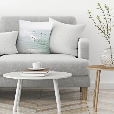 Santa Monica Beach By Tanya Shumkina Throw Pillow - Americanflat 2 Santa Monica Beach By Tanya Shumkina Throw Pillow - Americanflat - Image 2