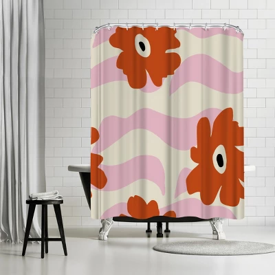 Americanflat 71x74 Floral & Botanical Shower Curtain By Miho Art Studio 6 Americanflat 71x74 Floral & Botanical Shower Curtain By Miho Art Studio - Image 6
