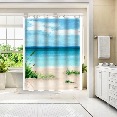 Americanflat 71" X 74" Shower Curtain By Michelle Mospens 1 Americanflat 71" X 74" Shower Curtain By Michelle Mospens