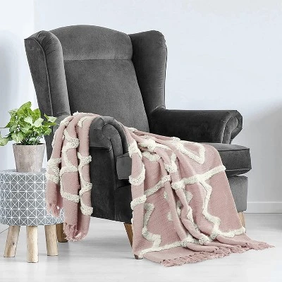 Americanflat 100% Cotton Boho Throw Blanket - All Seasons Lightweight Cozy Soft Blankets & Throws For Bed And Sofa - 100% Cotton With Fringe 8 Americanflat 100% Cotton Boho Throw Blanket - All Seasons Lightweight Cozy Soft Blankets & Throws For Bed And Sofa - 100% Cotton With Fringe - Image 8