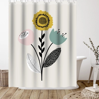 Americanflat 71" X 74" Shower Curtain By Nanamia Design 2 Americanflat 71" X 74" Shower Curtain By Nanamia Design - Image 2