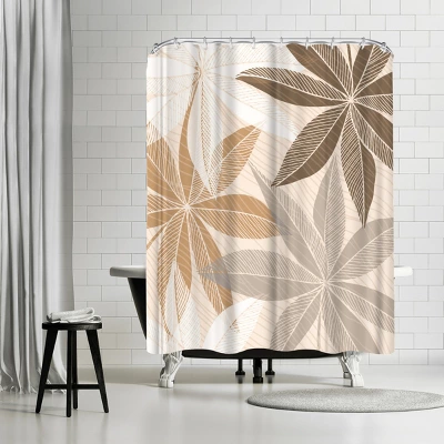 Americanflat 71" X 74" Shower Curtain Neutral Styles By Modern Tropical 6 Americanflat 71" X 74" Shower Curtain Neutral Styles By Modern Tropical - Image 6