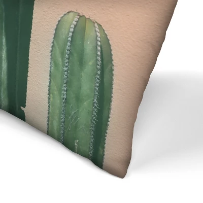 Succulents On Orange By Tanya Shumkina Throw Pillow - Americanflat 1 Succulents On Orange By Tanya Shumkina Throw Pillow - Americanflat