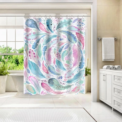 Americanflat 71" X 74" Shower Curtain By Victoria Nelson 1 Americanflat 71" X 74" Shower Curtain By Victoria Nelson