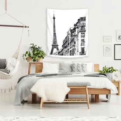 Americanflat Paris By Claudia Libenberg Wall Tapestry 1 Americanflat Paris By Claudia Libenberg Wall Tapestry