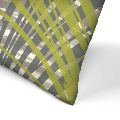 Palm Silhouette By Modern Tropical Throw Pillow - Americanflat 1 Palm Silhouette By Modern Tropical Throw Pillow - Americanflat