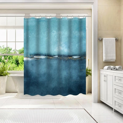 Americanflat 71X74 Coastal Shower Curtain By Pi Creative Art 1 Americanflat 71X74 Coastal Shower Curtain By Pi Creative Art