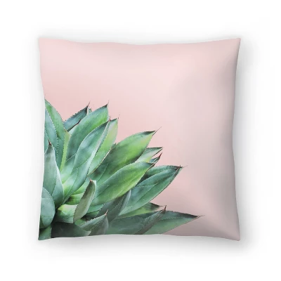 Suculent On Pink By Tanya Shumkina Throw Pillow - Americanflat 6 Suculent On Pink By Tanya Shumkina Throw Pillow - Americanflat - Image 6