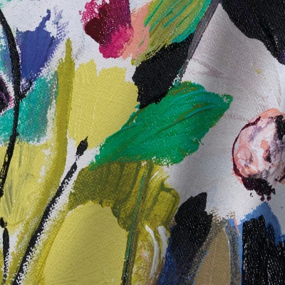 Americanflat Happy Flower Bar III By Joan E. Davis Wall Tapestry 1 Americanflat Happy Flower Bar III By Joan E. Davis Wall Tapestry