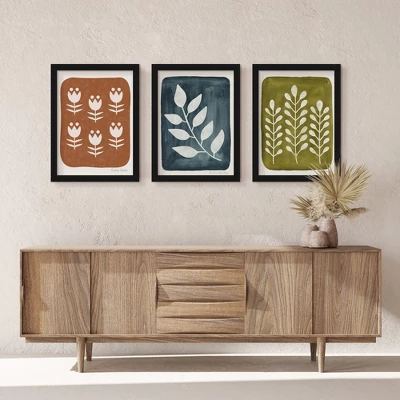 (Set Of 3) Scandi Botanical Stamps By Pauline Stanley Framed Triptych Wall Art Set - Americanflat 1 (Set Of 3) Scandi Botanical Stamps By Pauline Stanley Framed Triptych Wall Art Set - Americanflat